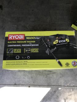 RYOBI power washer 1600-psi