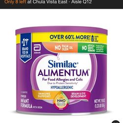 Similac Alimentum Hypoallergenic Formula (19.8 oz)