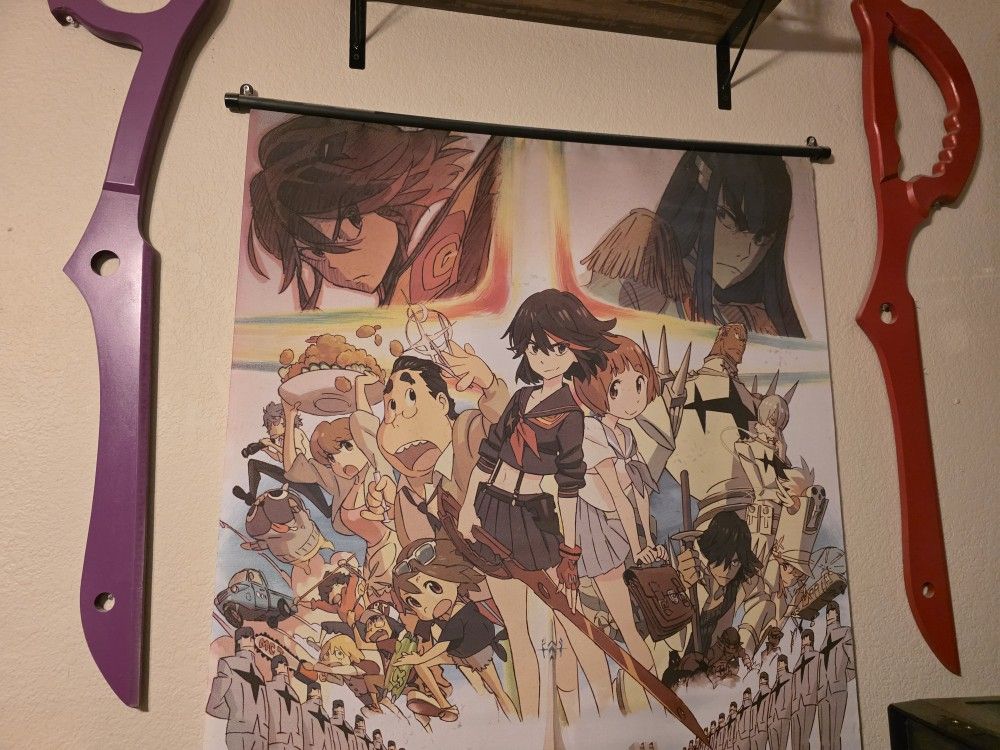 Kill La Kill Wall Scroll And Scissor Blades