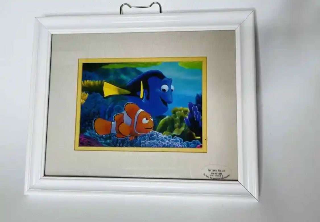 Finding Nemo Picture Frame Disney White 13x16 Home/Room Wall Decor