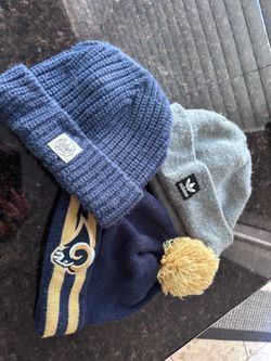 3 toddler beanies