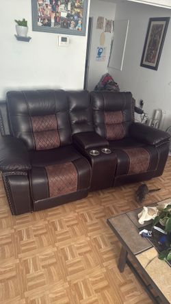 Recliner, couch and like new Recliner, couch and like new