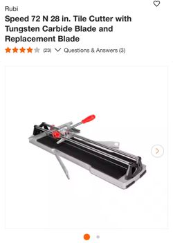 Tile cutter