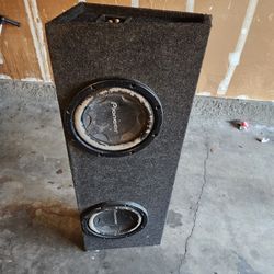 12 Inch Pioneer Subwoofers 