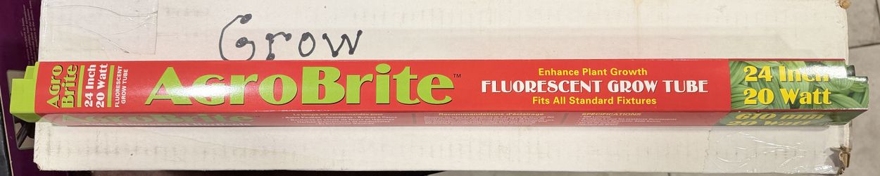 Agrobrite & Phillips 24" 20 Watt Grow Tubes