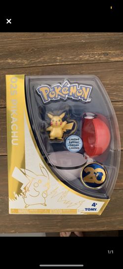 Limited edition 20 year anniversary Pokémon