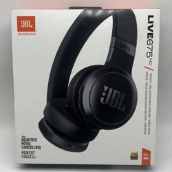 JBL Live 675NC  Wireless On-Ear Headphones with Adaptive Noise Cancelling 