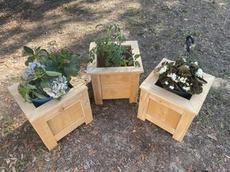 Handmade Cedar Planters
