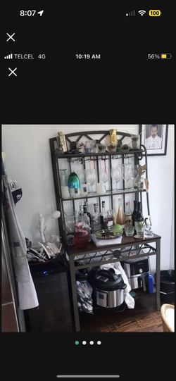Plant Wine Or Kitchen Shelf