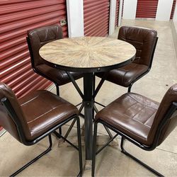 Bar Height Bistro Table and Chairs
