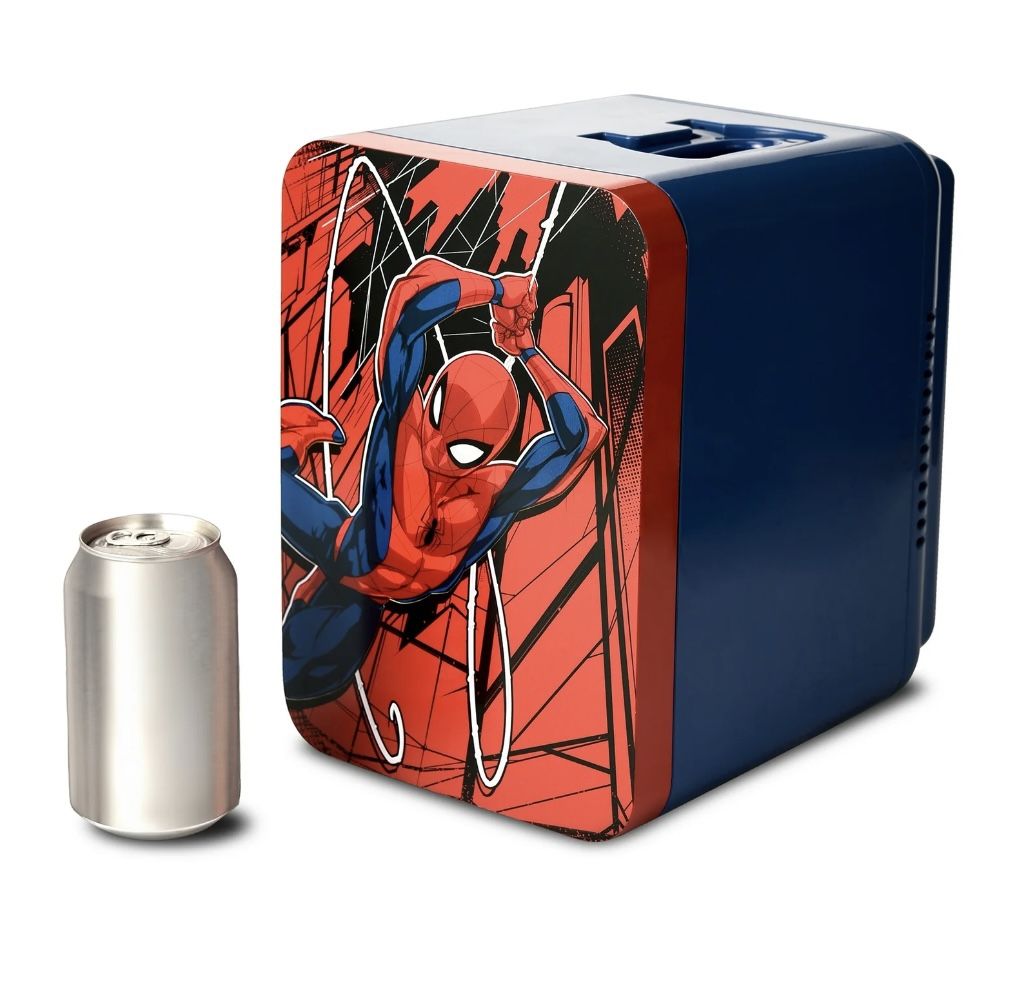 Marvel Spiderman Blue Red 6 Can Mini