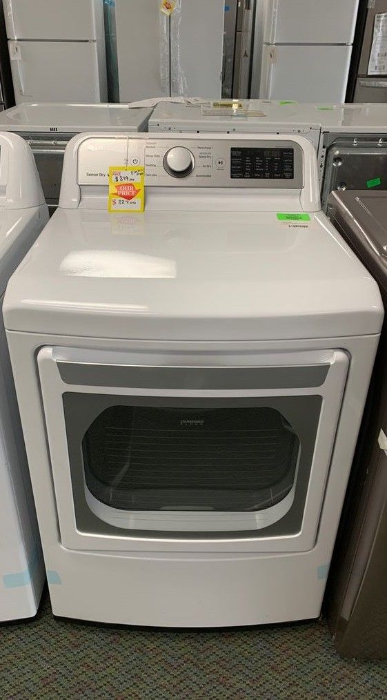 BRAND NEW LG DLEWE ELECTRIC DRYER 7M0I