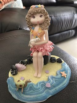 Mermaid cake topper
