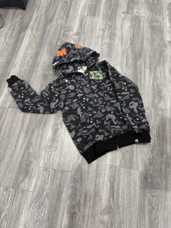 Bape Hoodie Zip Up Size Medium
