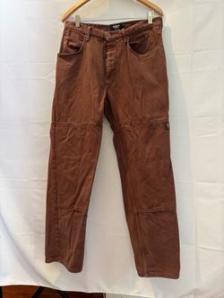 Hockey Skateboards Brown Double Knee Pants
