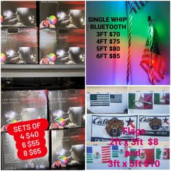 Led Lights And Flags