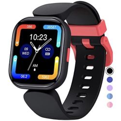 QOOGOT Kids Smart Watch for Boys Girls,Health Fitness Tracker with Heart Rate Sleep Monitor,Sport Modes Activity Tracker with Pedometer Step Calories 