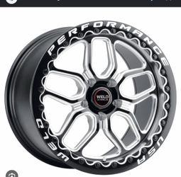 Weld Laguna Beadlocks 17x10 +42 & 5x120 lug pattern