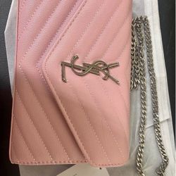 Saint Laurent Pink Purse – Brand New & Stunning