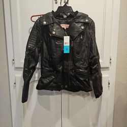 Urban Republic Girls Teen Faux Leather Motorcycle Style Jacket 16