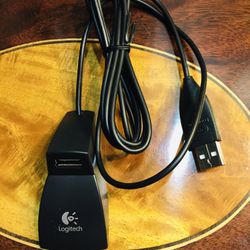 Genuine Logitech 3ft. USB 2.0 Extension Cable Receiver/Mouse Stand 501688-A000. Brand new. Never used. Still in original packaging.
