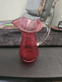 Vintage Crackle Glass