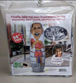 Obama Inflatable Silly Joke Prank Punching Bag