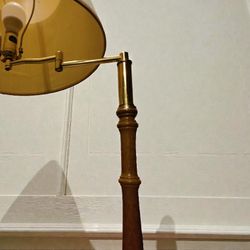 Vintage Floor Lamp With Magazine Storage 