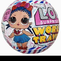 LOL Surprise World Travel Tots Ball with 8 Surprises Mini Doll New And Sealed 