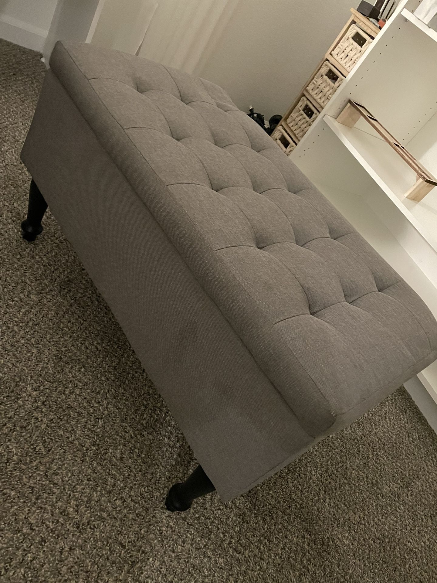 Tufted Storage Bench