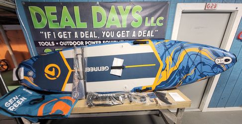 Genreen Inflatable Stand Up Paddle Board with Accessories -BRAND NEW