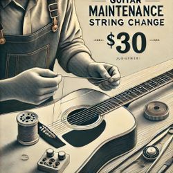 Guitar string Change. 