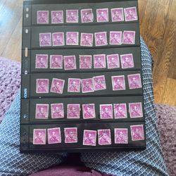 Abraham Lincoln 4 Cent Circulated Stamps  42 Stamps
