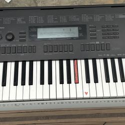 Casio keyboard and Rock Jam stand. It works! 45”