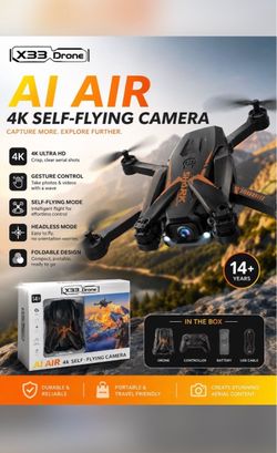 X33 Drone AI Air 4K Self-Flying Camera Drone