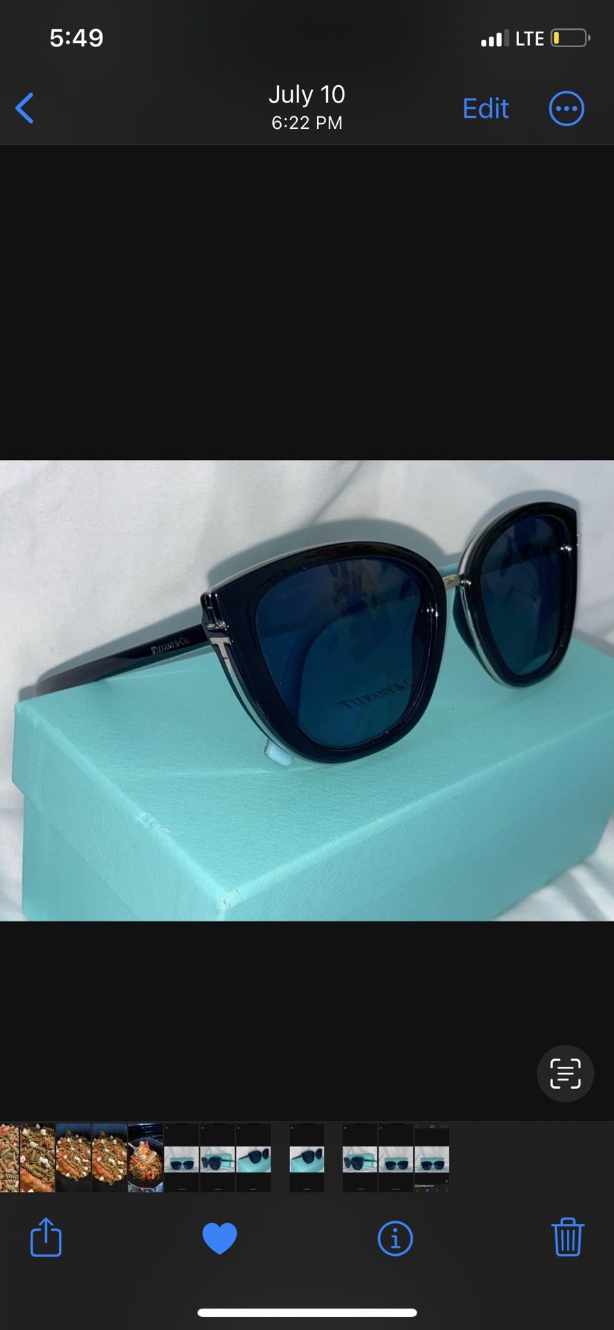 Tiffany & Co NEW sunnies sunglasses black shades