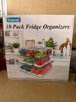 Pomeat 10 Pack Fridge Organizers