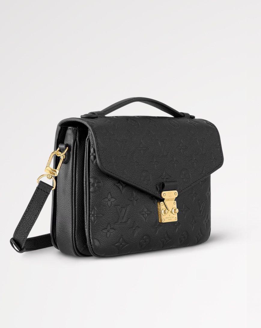 Pochette Metis Louis Vuitton Black Monogram Crossbody Bag.