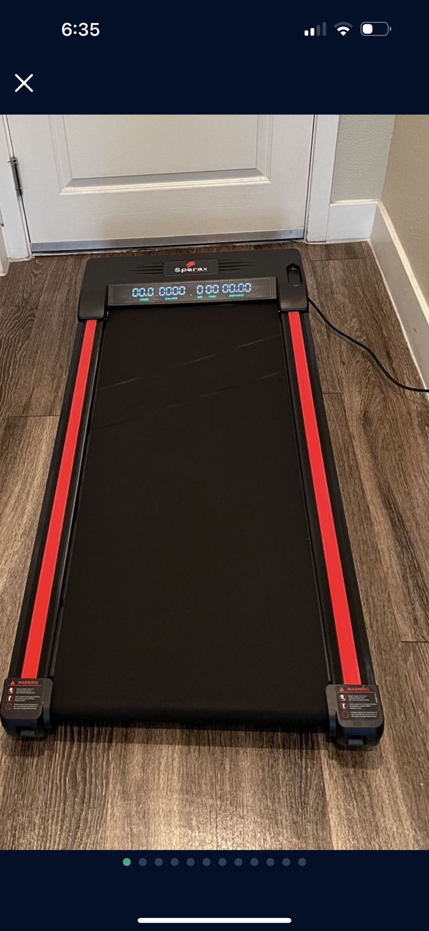 Treadmill SPERAX AUTO INCLINE Under Desk Walking Pad Exercise Workout