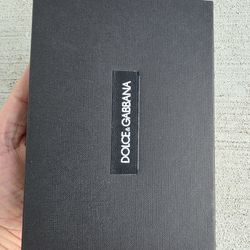 Authentic Dolce & Gabbana Box with Dust Bag 6x4.5x2 Black Gift Packaging