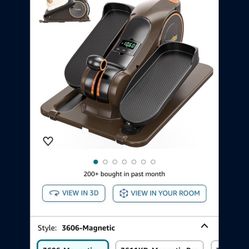 New! - Niceday Under Desk Elliptical, Manual Quiet Elliptical, Foot Pedal Exerciser, Mini Elliptical Machines for Home Use, Portable Elliptical