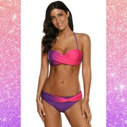 Pink & Purple Ombre Bikini