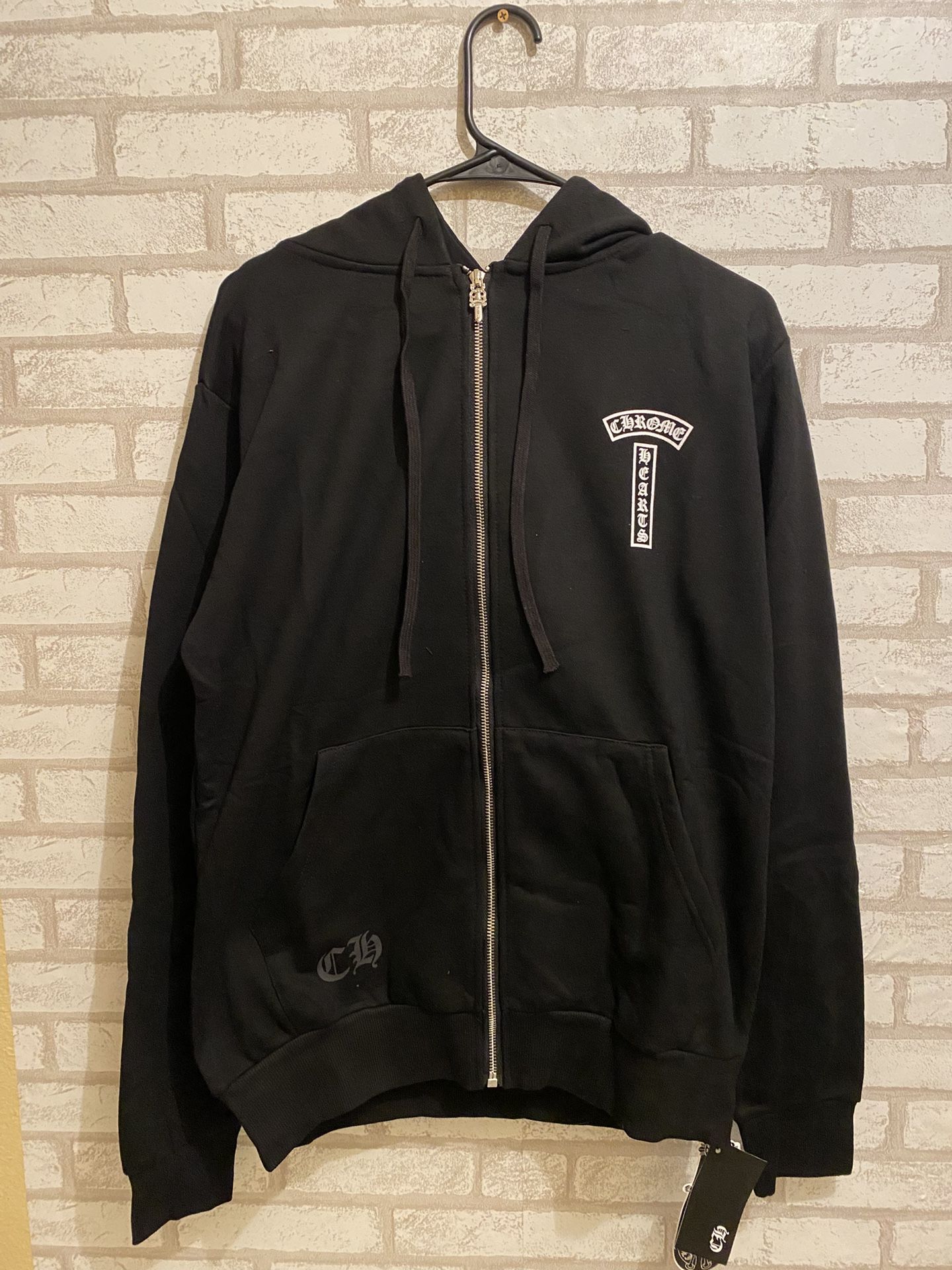 Chrome Heart Zip up/Hoodie (Medium)