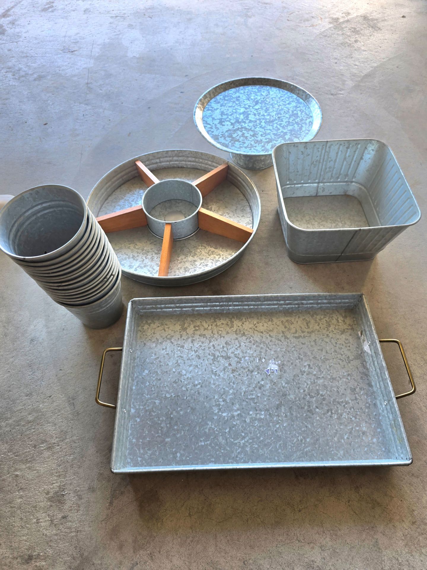Farm/tin trays $50 obo