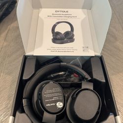 Wireless Headphones for TV, TV Headphones Wireless for Seniors, Multi-function Transmitter Charging Base, Audio Sync, 65Hrs Worktime, Bluetooth Headph