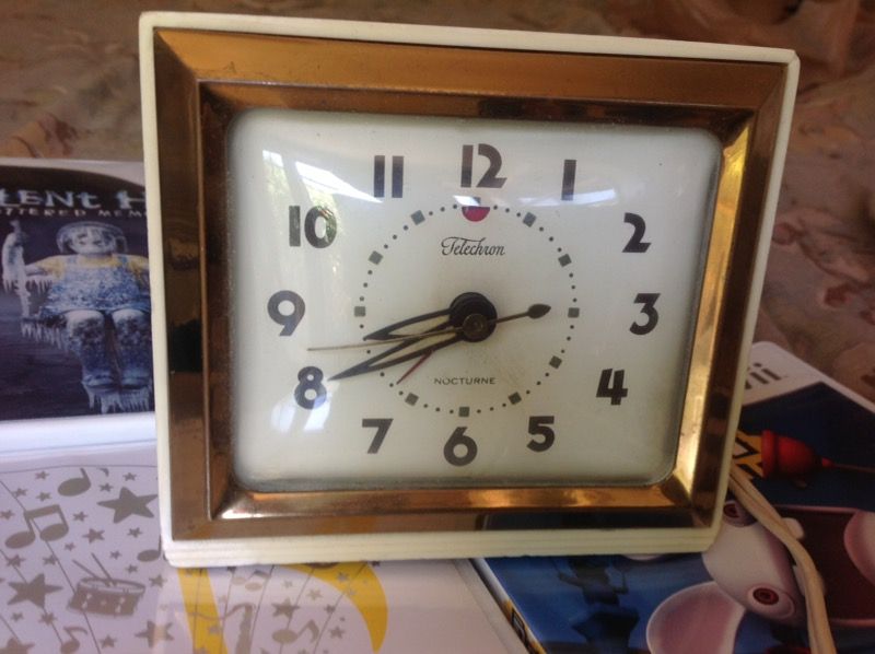 Telechron 1950-60's alarm clock
