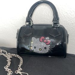 Hello Kitty Purse With Rhinestones