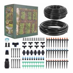 230-Ft Drip Irrigation Kit with 40 Sprayers & Quick-Connect Tubing