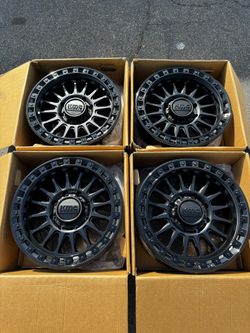 KMC KM552 IMS 8x180 20” Black Wheels