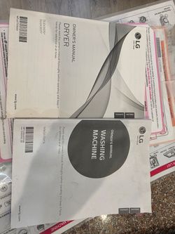 LG washing machine& Dryer